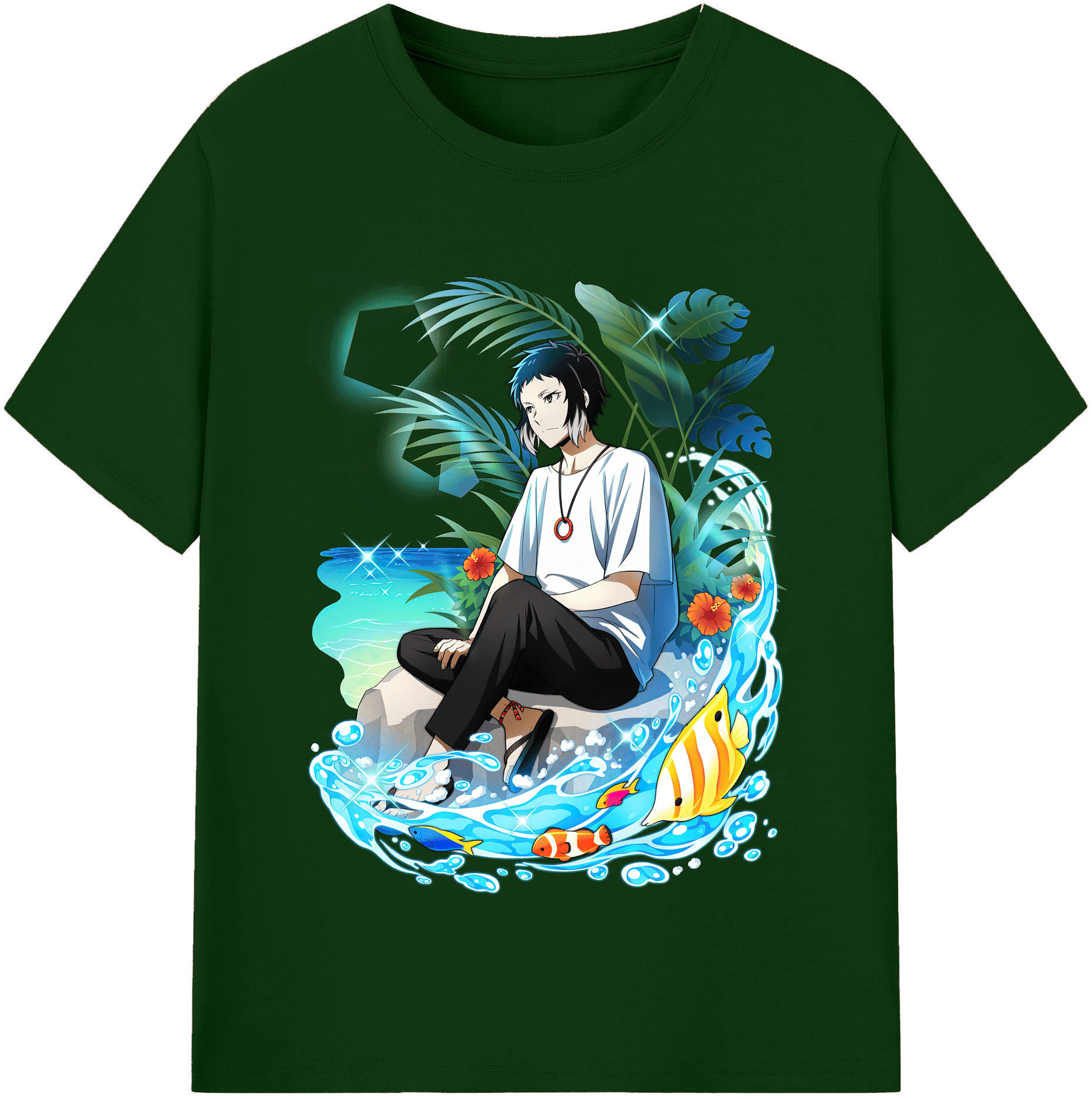 （画像用） 文豪ストレイドッグス Bungo Stray Dogs 綿100％半袖Tシャツ（フロントプリント）
